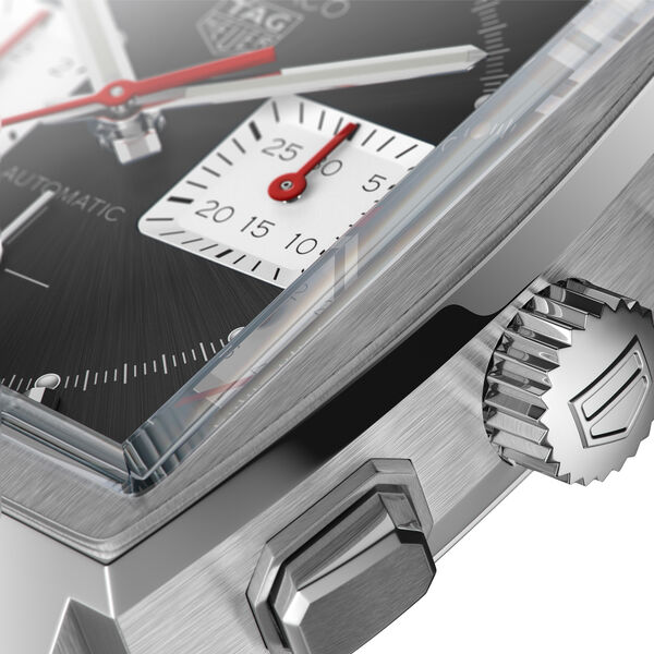 Monaco 39 mm chronographe automatique en acier inoxydable